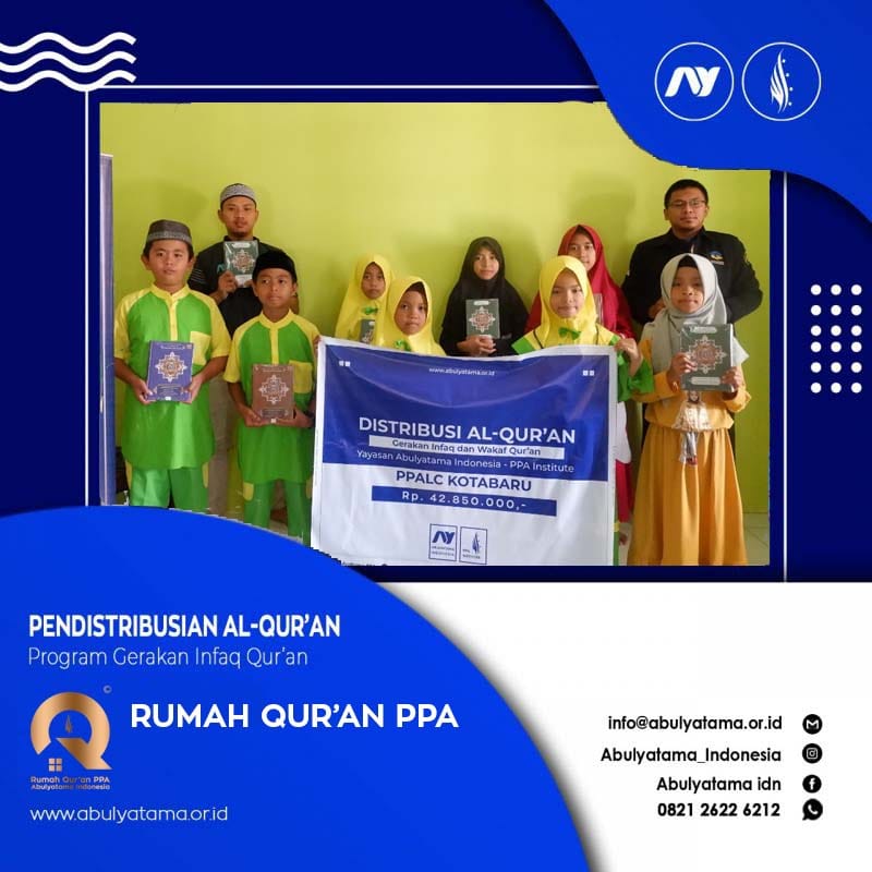 Pendistribusian Program Infaq & Wakaf Qur'an Yayasan Abulyatama Indonesia