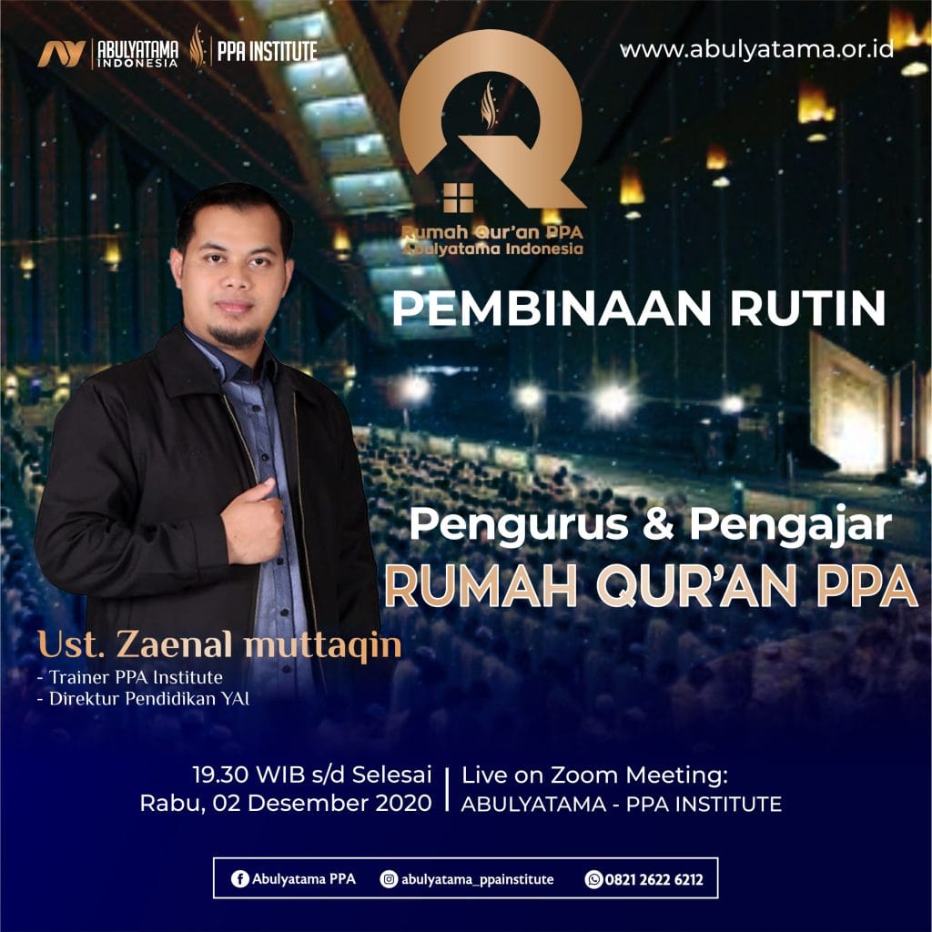 Meeting Pembinaan Pengurus & Pengajar Rumah Quran PPA