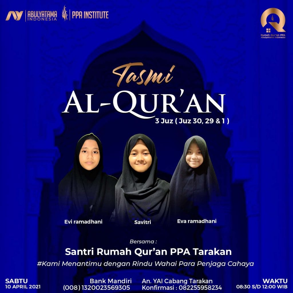 Tasmi Qur'an 3 Juz RQ PPA Tarakan