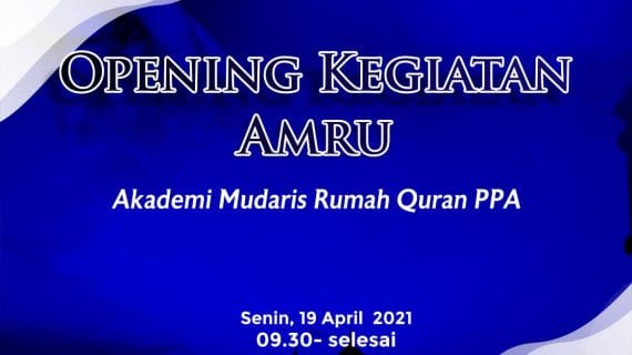 Opening Kegiatan AMRU