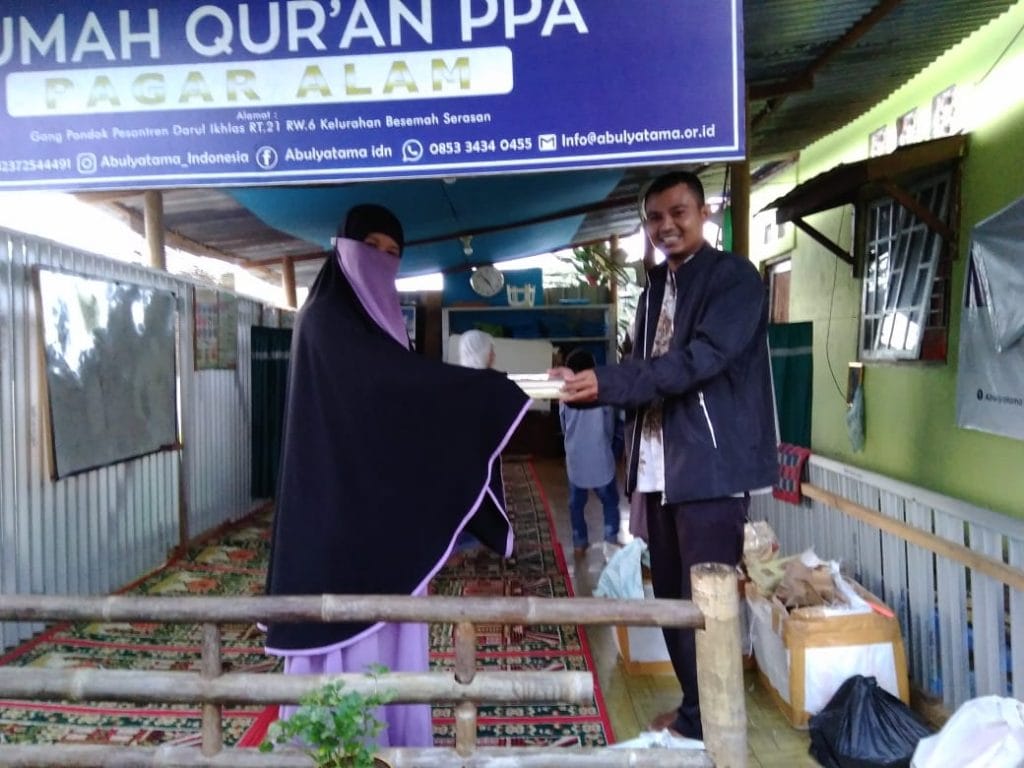Distribusi Program Infak Qur'an Ke RQ PPA Pagar Alam