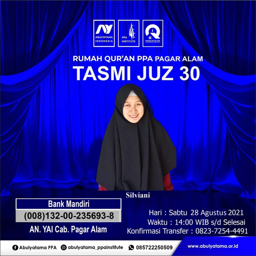Tasmi Juz 30 Rumah Qur'an PPA Pagar Alam