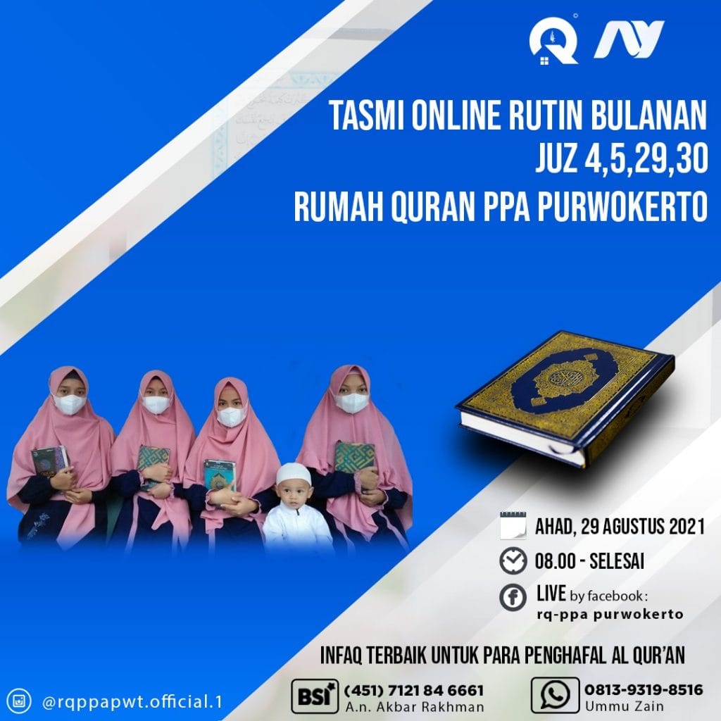 Tasmi' Al-Qur'an Santri Rumah Qur'an PPA Purwokerto