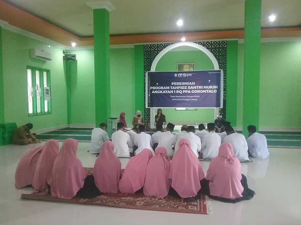 Pembukaan & Peresmian Program Tahfidz Santri Mukim Angkatan 1 RQ PPA Gorontalo
