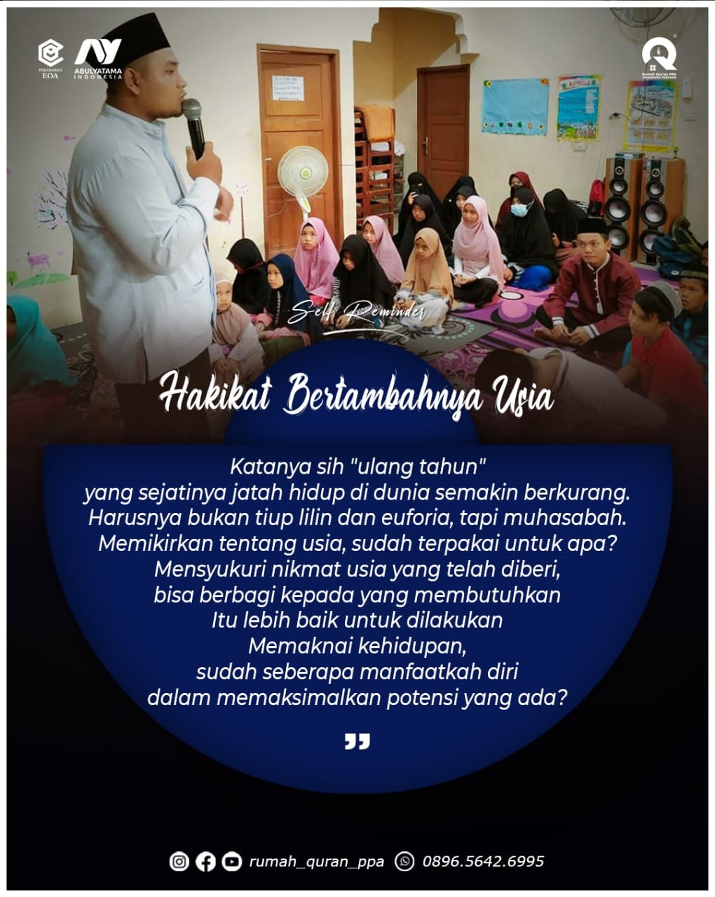 HAKIKAT BERTAMBAH USIA