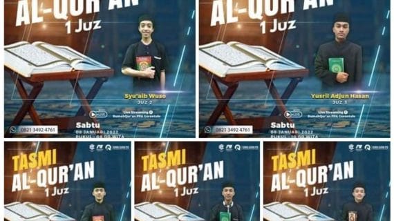 Tasmi Quran 1 Juz Bersama Santri RQ PPA Gorontalo