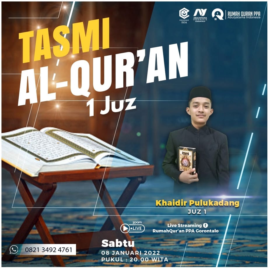 Tasmi Quran 1 Juz Bersama : Khaidir Pulukadang
