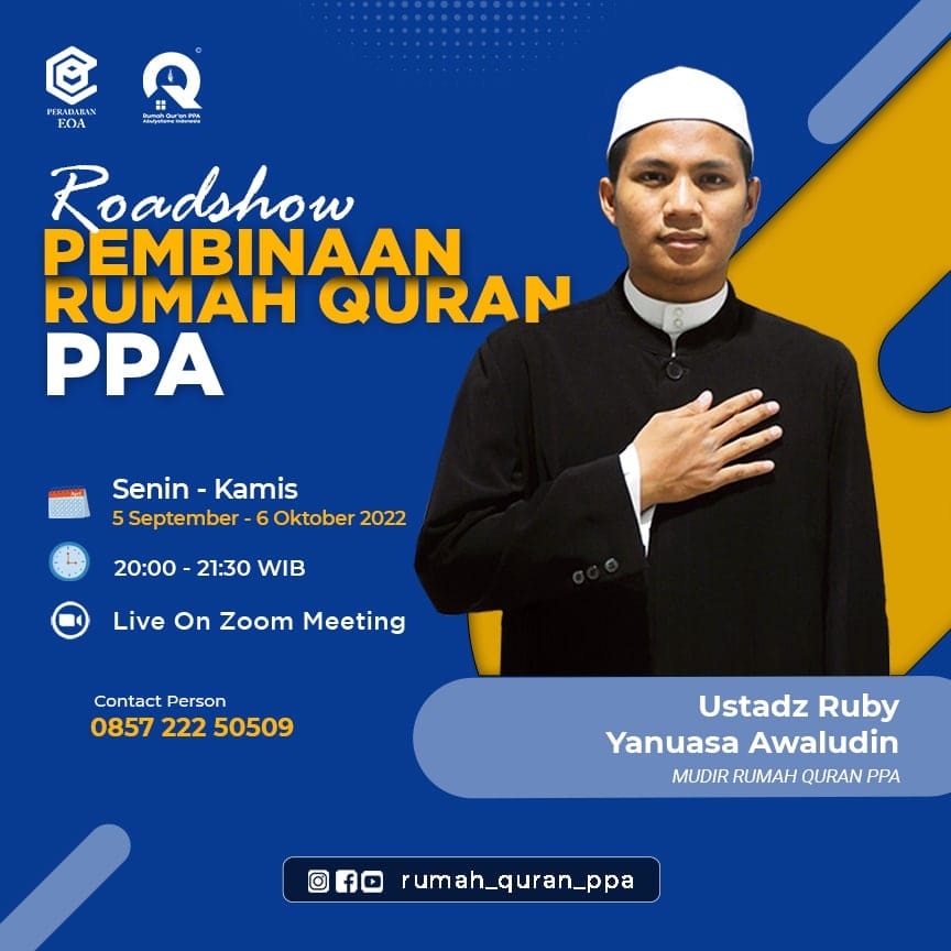 Road Show Pembinaan Rutin Rumah Qur'an PPA