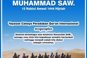 Selamat Memperingati Maulid Nabi Muhammad SAW