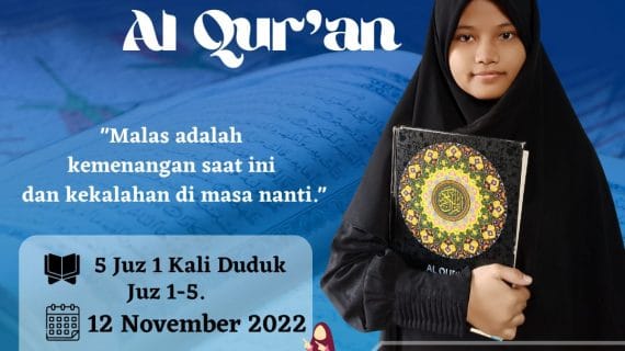 Tasmi’ Al Qur’an 5 Juz : Safnah Romadhon ( Santri RQ PPA Bekasi)