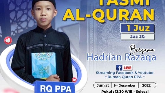 Tasmi’ Qur’an 1 Juz : Hadrian Razaqa