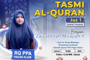 Tasmi Al Quran 1 Juz : Zaizathifah Mirajiah Yudinovic