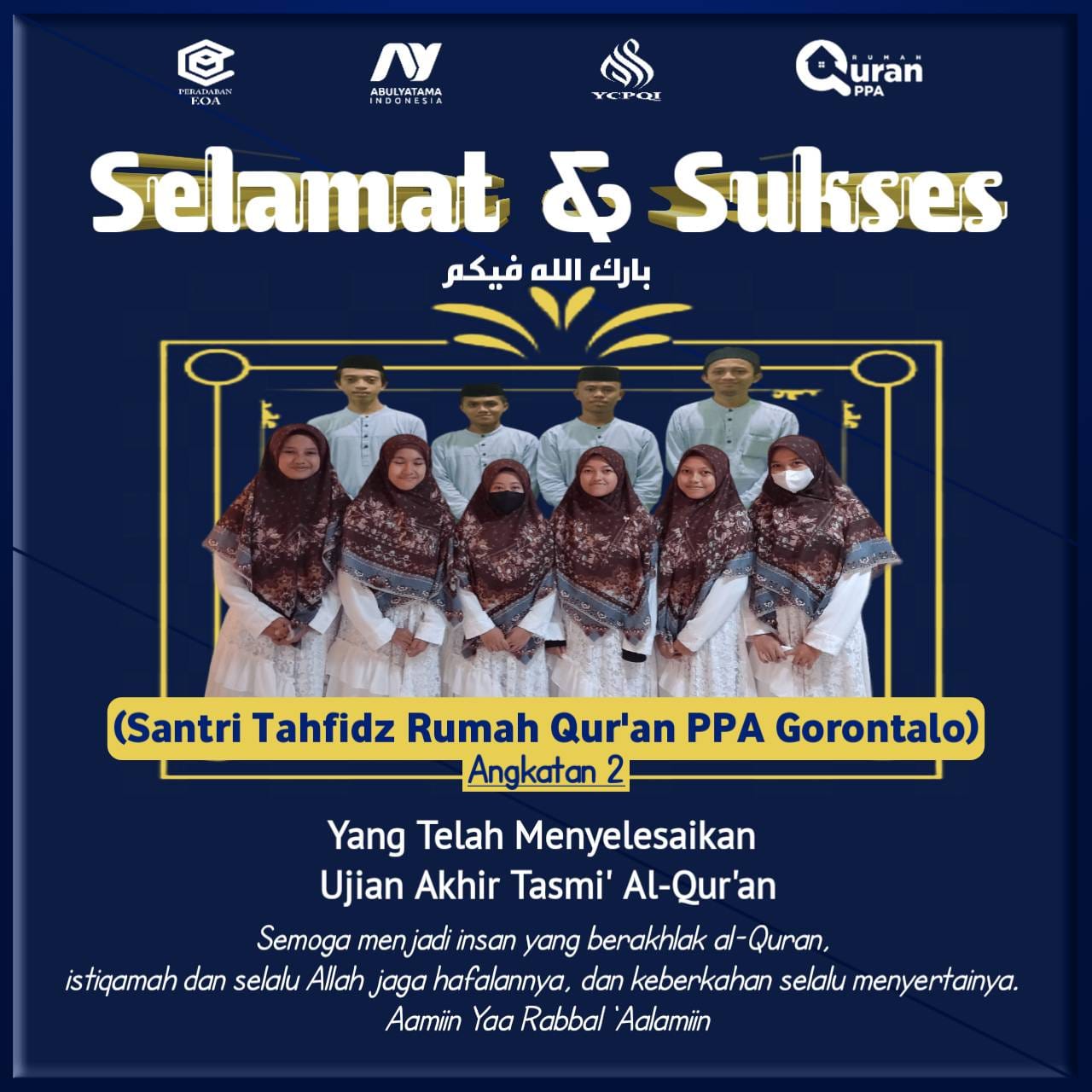 Ujian Santri RQ PPA Gorontalo