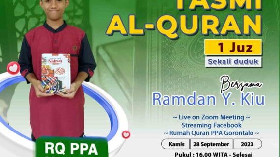 Tasmi Qur’an 1 Juz : Ananda Ramdan Y. Kiu