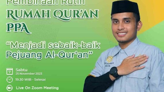 Pembinaan Rutin Cabang RQ PPA : Ustd M. Fadli Al Mubarok