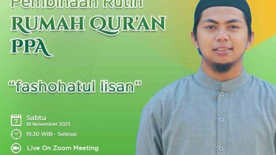 Pembinaan Rutin Cabang RQ PPA : Ustd Ory Satria Fertama