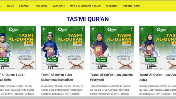 Tasmi Qur’an 1 Juz : Santri RQ PPA Tarakan