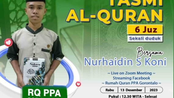 Tasmi’ Quran 6 Juz Ananda : Nurhaidin S Koni