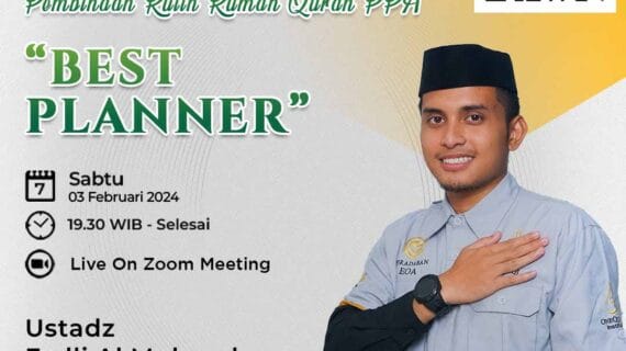 Pembinaan Rutin Cabang RQ PPA Bersama : Ust. Fadli Al Mubarok