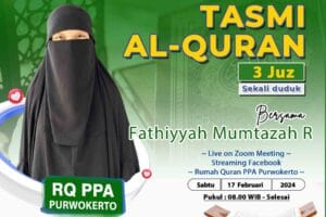 Tasmi Quran 3 Juz Sekali Duduk : Fathiyyah Mumtazah R