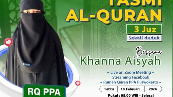 Tasmi Qur’an 3 Juz : Khanna Aisyah Al-Ats tsariyah