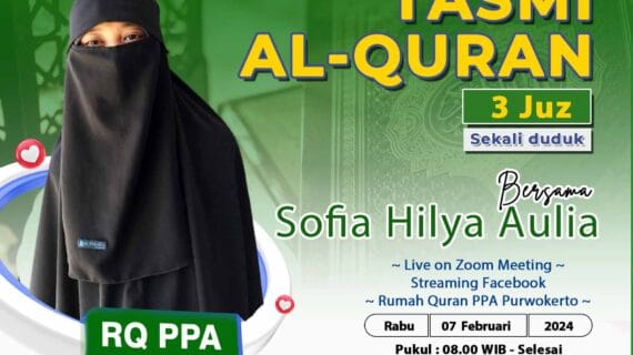Tasmi Qur’an 3 Juz : Ananda Sofia Hilya Auliya