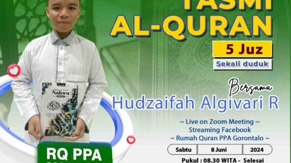 Tasmi Qur’an 5 Juz : Ananda Hudzaifah Algivari R