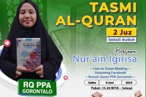 Tasmi Qur’an 2 Juz : Ananda Nur’ain Igirisa