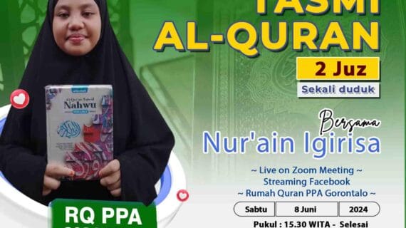 Tasmi Qur’an 2 Juz : Ananda Nur’ain Igirisa