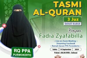 Tasmi Qur’an 3 Juz : Ananda Fadia Zyafabilla