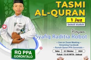 Tasmi Qur’an 1 Juz Sekali Duduk : Syafiq Raditia Robot