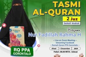 Tasmi Quran 2 Juz Ananda : Nur Fadillah Rahma Husain