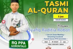Tasmi Qur’an 3 Juz Sekali Duduk : Syafiq Raditia Robot