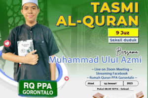 Tasmi Qur’an 9 Juz Ananda : Muhammad Ulul Azmi Kasim