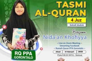 Tasmi’ Al-Quran 4 Juz Sekali Duduk Ananda Nida’an Khofiyya