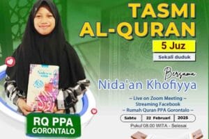 Tasmi Al Quran 5 Juz Sekali Duduk Ananda Nida’an Khofiyya