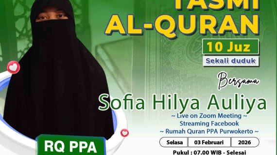 Tasmi Al-Quran 10 Juz Sekali Duduk Ananda Sofia Hilya Auliya