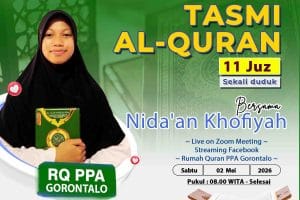 TASMI’ AL-QUR’AN 11 JUZ SEKALI DUDUK : ANANDA NIDA’AN KHOFIYAH