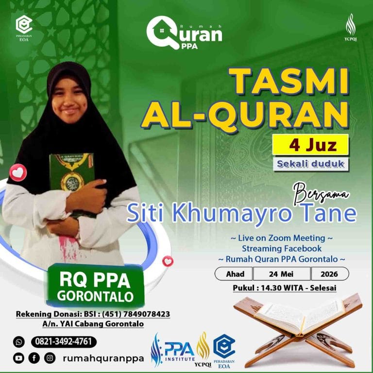 Tasmi’ Al-Quran 4 Juz Sekali Duduk Ananda Siti Khumayro Tane