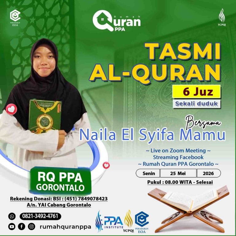 Tasmi’ Al-Quran 6 Juz Sekali Duduk Ananda Naila El Syifa Mamu
