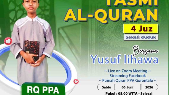 Tasmi’ Al Qur’an 4 Juz Sekali Duduk Ananda Yusuf Lihawa